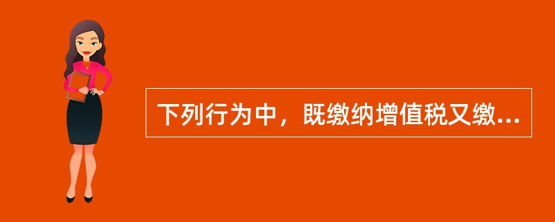 下列行为中，既缴纳增值税又缴纳消费税的是()。