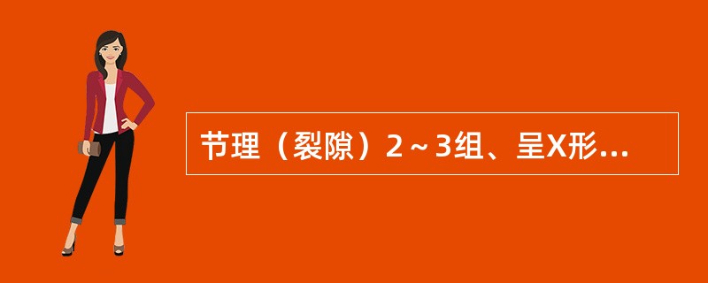 节理（裂隙）2～3组、呈X形、较规则、以构造形为主、多数间距大于0.4m、多为密闭、部分微张、少有充填物、岩体被切割呈大块状，这样的节理状态等级应定为（）。