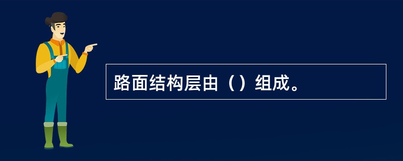 路面结构层由（）组成。