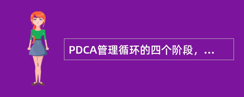 PDCA管理循环的四个阶段，符合“实践一认识一再实践一再认识”的规律。（）