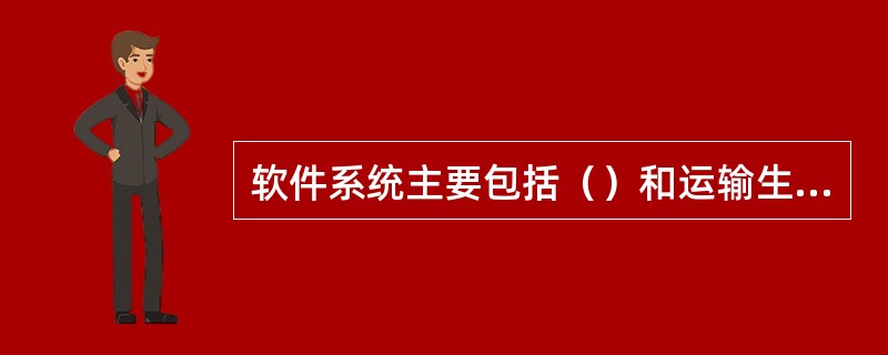 软件系统主要包括（）和运输生产经营组织。