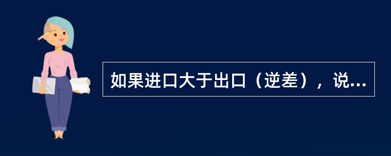 如果进口大于出口（逆差），说明漏出大于注入，会使国民经济总产出水平下降。（）