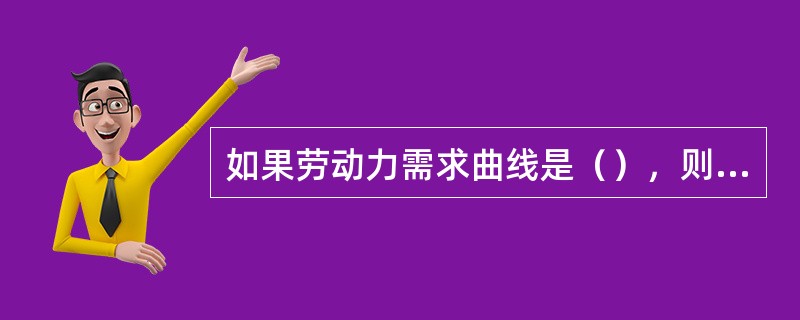 如果劳动力需求曲线是（），则当工资率上升时，该类劳动力的工资总量保持不变。