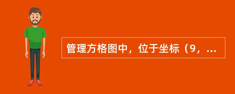 管理方格图中，位于坐标（9，1）位置的领导风格的特点是（　）。