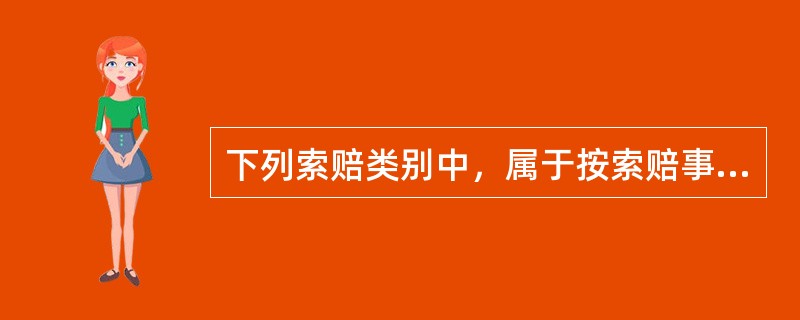 下列索赔类别中，属于按索赔事件性质分类的是()