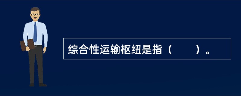 综合性运输枢纽是指（　　）。