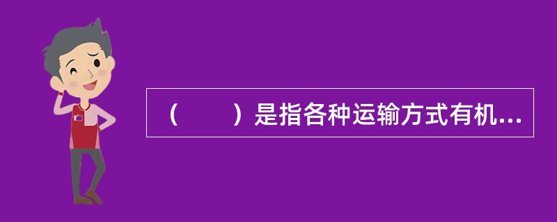 （　　）是指各种运输方式有机结合、相互协作、连接贯通、分布合理的综合运输体。