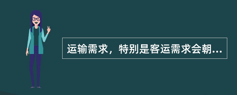 运输需求，特别是客运需求会朝着快速、方便和舒适发展。这是运输结构的优化适应（　）的需求。