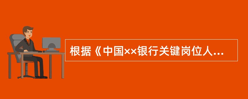 根据《中国××银行关键岗位人员岗位轮换和强制休假管理办法（试行）》，该银行对高管人员的正职在同一单位、同一岗位任职满6年的应当进行岗位轮换，这种举措旨在控制（）。