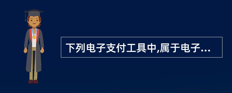 下列电子支付工具中,属于电子货币的是()
