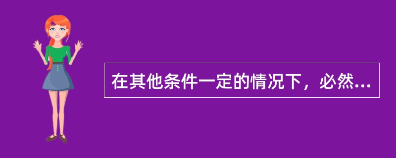 在其他条件一定的情况下，必然会导致劳动力需求量下降的是（）。