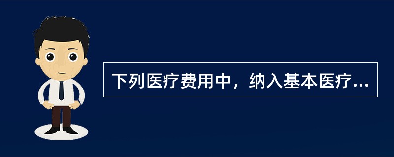 下列医疗费用中，纳入基本医疗保险基金支付范围的是（　　）。