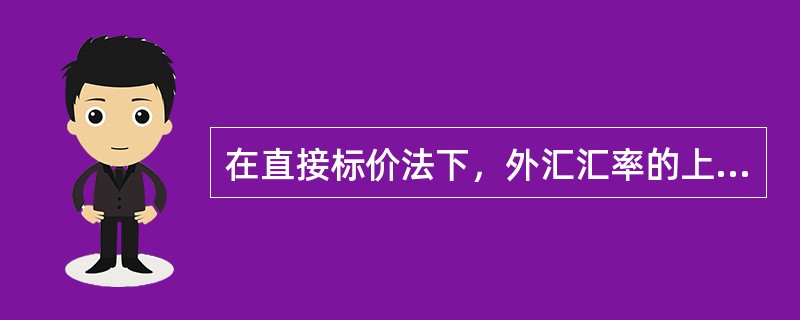 在直接标价法下，外汇汇率的上涨会促进（）。