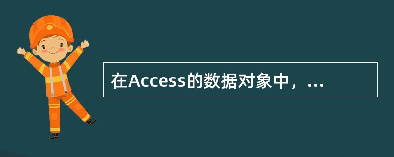 在Access的数据对象中，属于第二层次且直接面向用户的对象包括（　　）