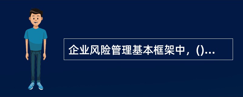 企业风险管理基本框架中，()是其他所有风险管理要素的基础。