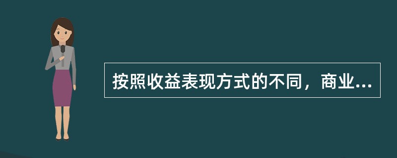 按照收益表现方式的不同，商业银行理财产品可以分为()。