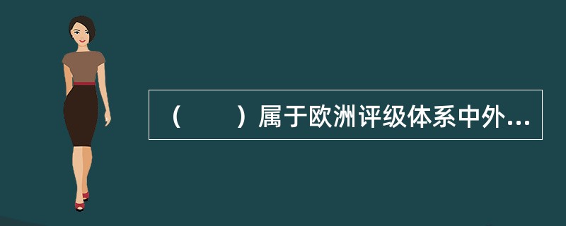 （　　）属于欧洲评级体系中外部风险的方面。