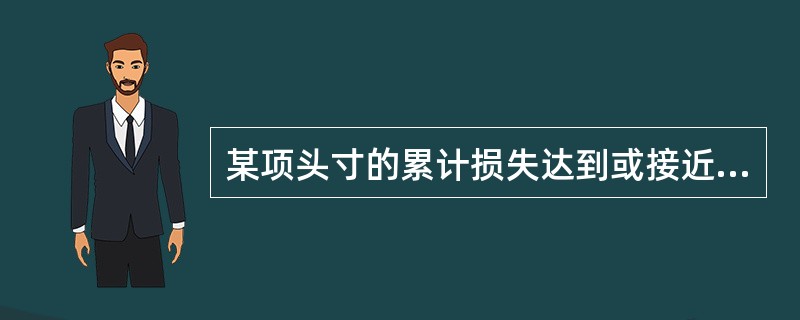 某项头寸的累计损失达到或接近（　　）限额时，就必须对该头寸进行对冲交易或立即变现。