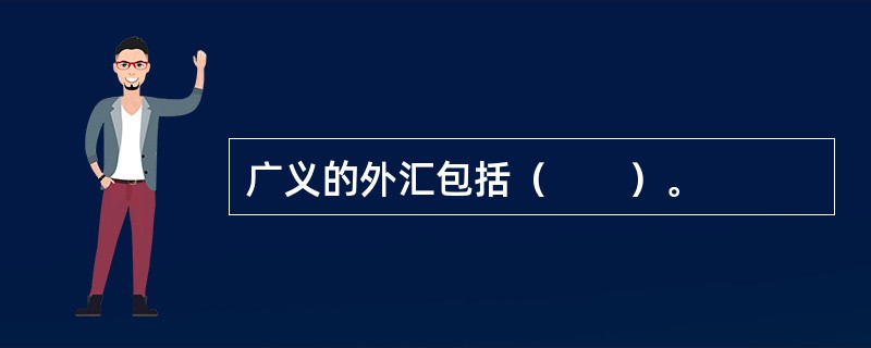 广义的外汇包括（　　）。