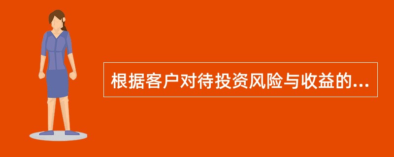 根据客户对待投资风险与收益的态度，可以将客户分为(   )。 <br />Ⅰ 风险淡漠型Ⅱ 风险中立型 <br />Ⅲ 风险厌恶型Ⅳ 风险偏好型