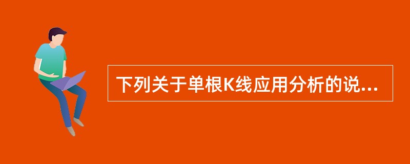 下列关于单根K线应用分析的说法中，正确的有(   )。 <br />Ⅰ K线实体越长，说明上升或下跌力度越强 <br />Ⅱ 影线的长短反映阻力或支撑的强弱