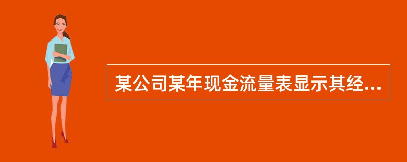 某公司某年现金流量表显示其经营活动产生的现金流量净额为5000000元，投资活动产生的现金流量净额为7000000元，筹资活动产生的现金净流量为2000000元，公司当年的流动负债为8000000元，