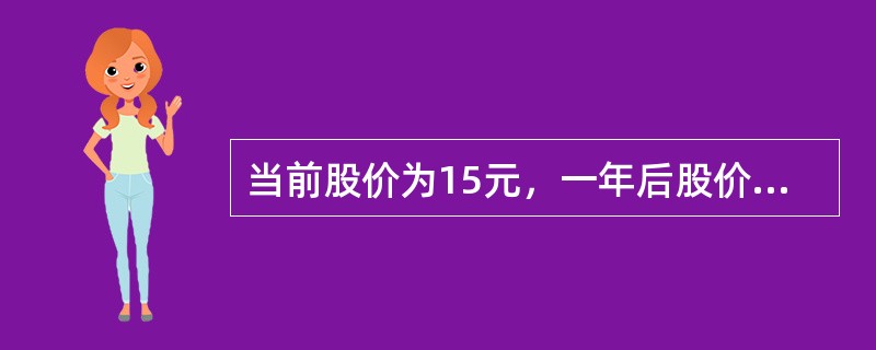 当前股价为15元，一年后股价为20元或10元，无风险利率为6%，计算剩余期限为1年的看跌期权的价格所用的无风险中性概率为（　　）。（参考公式<img border="0" s