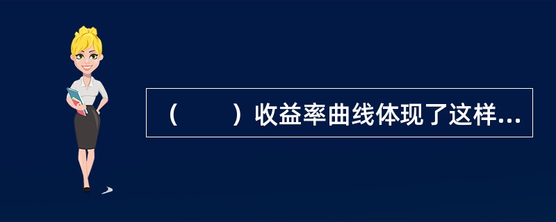 （　　）收益率曲线体现了这样的特征：收益率与期限的关系随着期限的长短由正向变为反向。