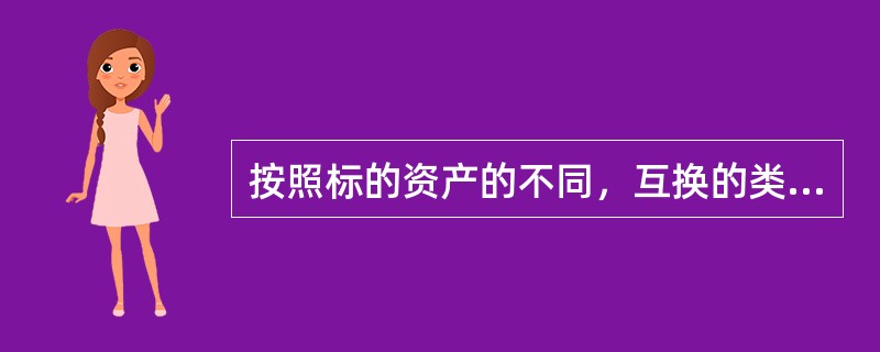 按照标的资产的不同，互换的类型基本包括（　　）。<br />Ⅰ．利率互换<br />Ⅱ．货币互换<br />Ⅲ．股权互换<br />Ⅳ．商品互换