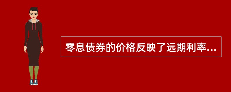 零息债券的价格反映了远期利率，除了零息债券，投资者还可以购买一种3年期的债券，面值1000美元，每年付息60美元。<br /><img border="0" sr