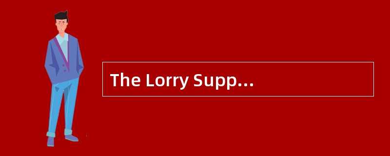The Lorry Supply Company uses LIFO inventory valuation. Lorry Supply had a cost of goods sold of $1