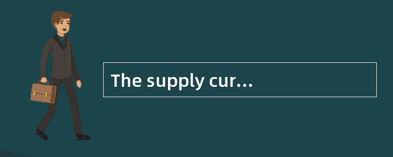 The supply curve for a particular factor of production with total income consisting solely of econom