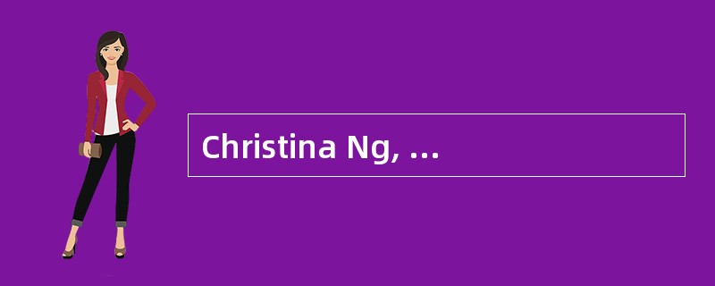 Christina Ng, a Level I CFA candidate, defaulted on a bank loan she obtained to pay for her Master&#