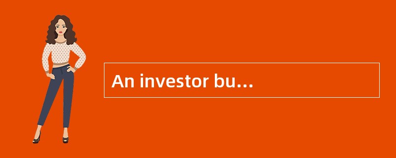 An investor buys a stock on margin. Assume that the interest on the loan and the dividend are both p