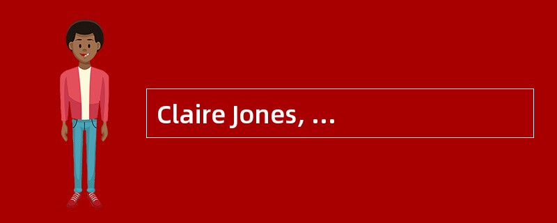 Claire Jones, CFA, is an analyst following natural gas companies in the United States. At an industr