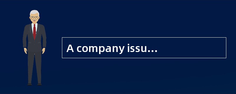 A company issued a $1,000 face value bond on 1 January. The annual coupon rate on the bond is 12 per