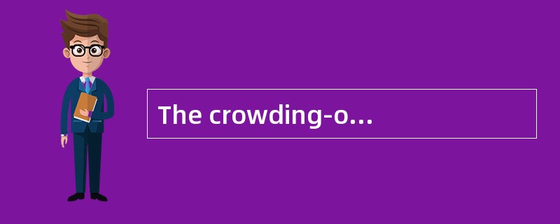 The crowding-out effect is most likely associated with:
