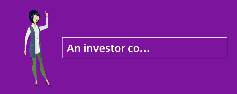An investor considering the enterprise value approach to valuation gathers the following data:<br