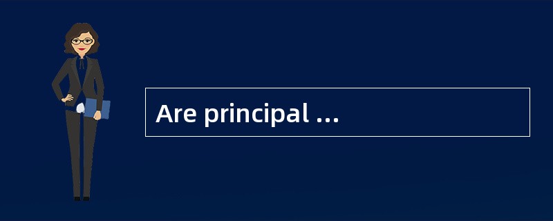Are principal amounts typically exchanged at the beginning of a (n):<br />Interest rate swap?　