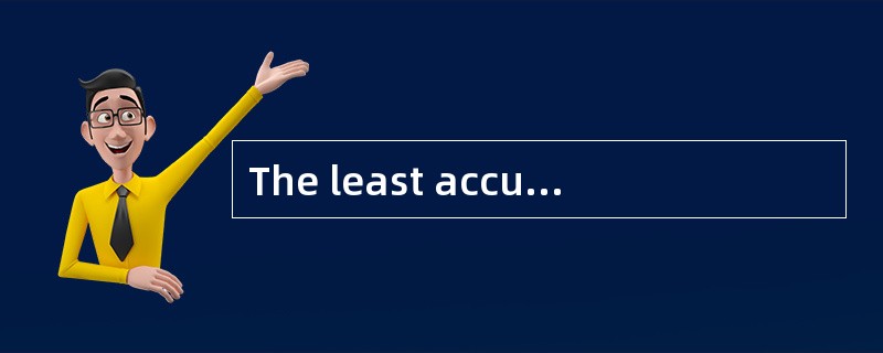 The least accurate statement about measures of dispersion for a distribution is that the:
