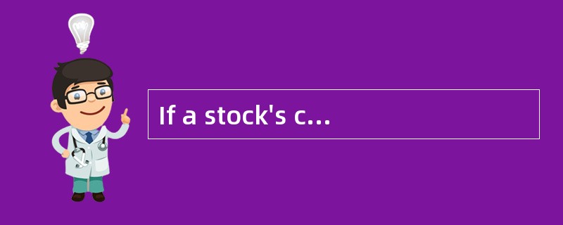 If a stock's continuously compounded return is normally distributed, then the distribution of t