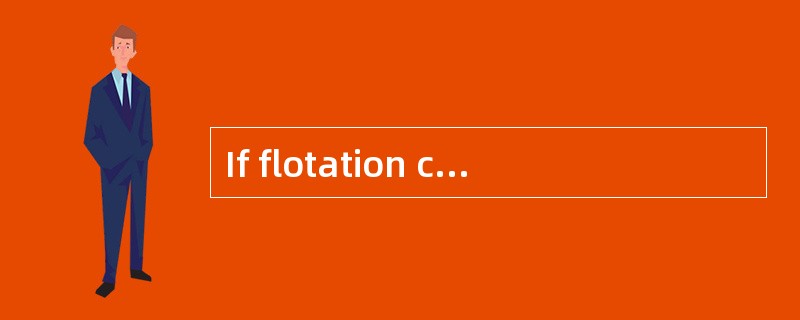 If flotation costs are treated correctly in calculating the net present value of a project that will