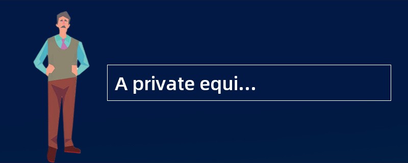 A private equity valuation approach that uses estimated multiples of cash flows to value a portfolio