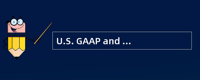 U.S. GAAP and IFRS have converged with respect to the treatment of: