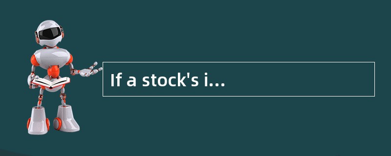 If a stock's initial price is $20 and its year-end price is $23, then its continuously compound