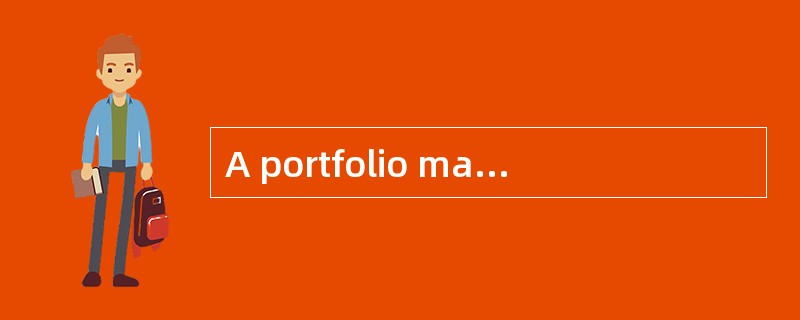 A portfolio manager enters into an equity swap with a swap dealer. The portfolio manager agrees to p