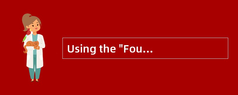 Using the "Four Cs of Credit Analysis" framework, which of the following is the least like