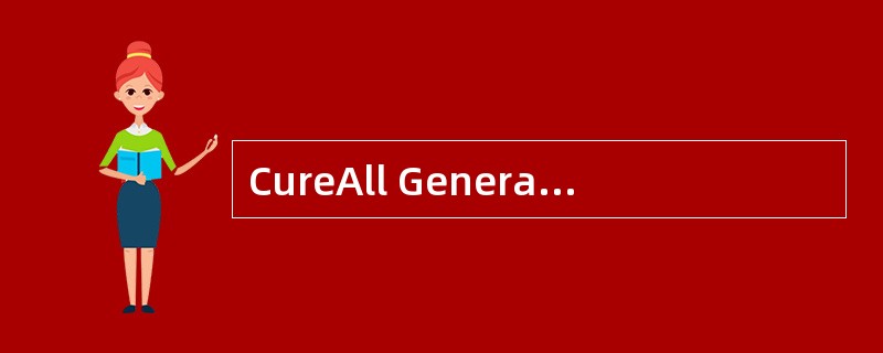 CureAll General Hospital has been forced to file for bankruptcy protection. The company managing the