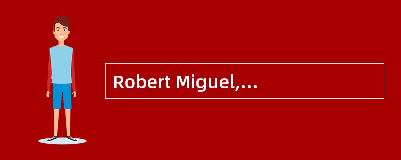 Robert Miguel, CFA, is a portfolio manager for a large investment advisory firm. In appreciation of