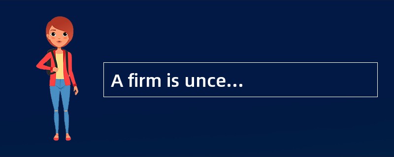 A firm is uncertain about both the number of units the market will demand and the price it will rece